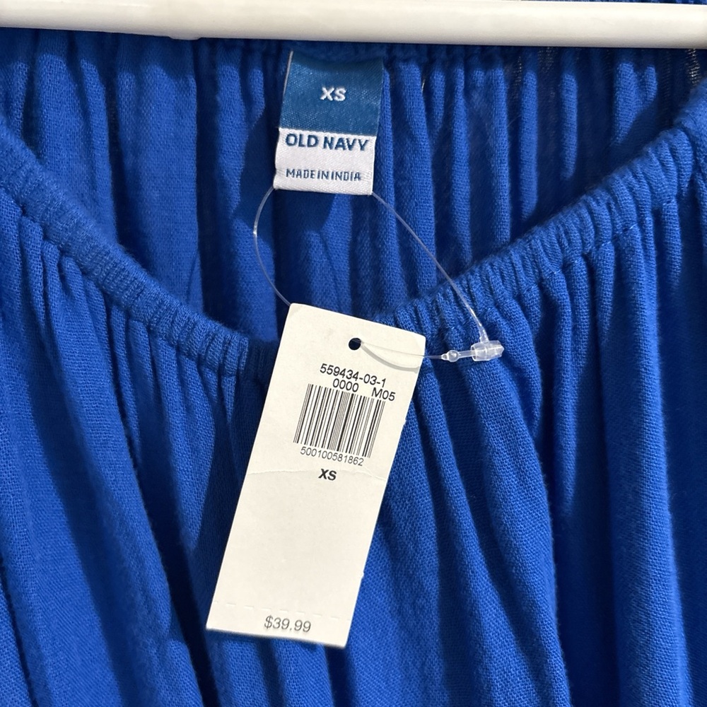 Old Navy Vibrant Blue Dress XS